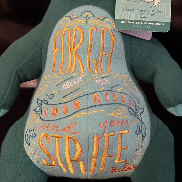 Disney Wisdom Series Baloo Plush Jungle Book - Picture 4 of 4